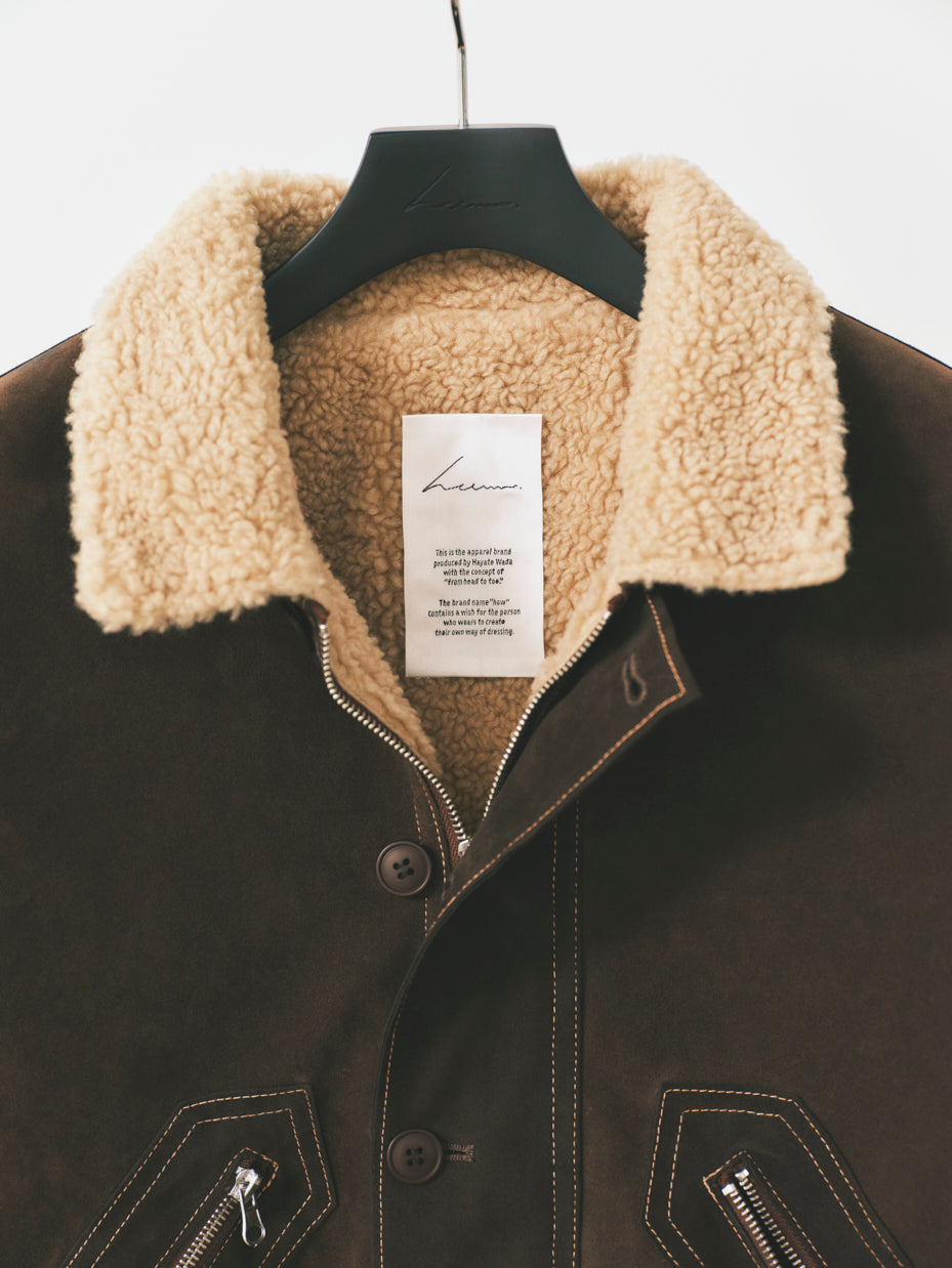 ジャケット・アウター BLANKET LIKE FAKE MOUTON COAT Fake Mouton Jacket 005 – how official store