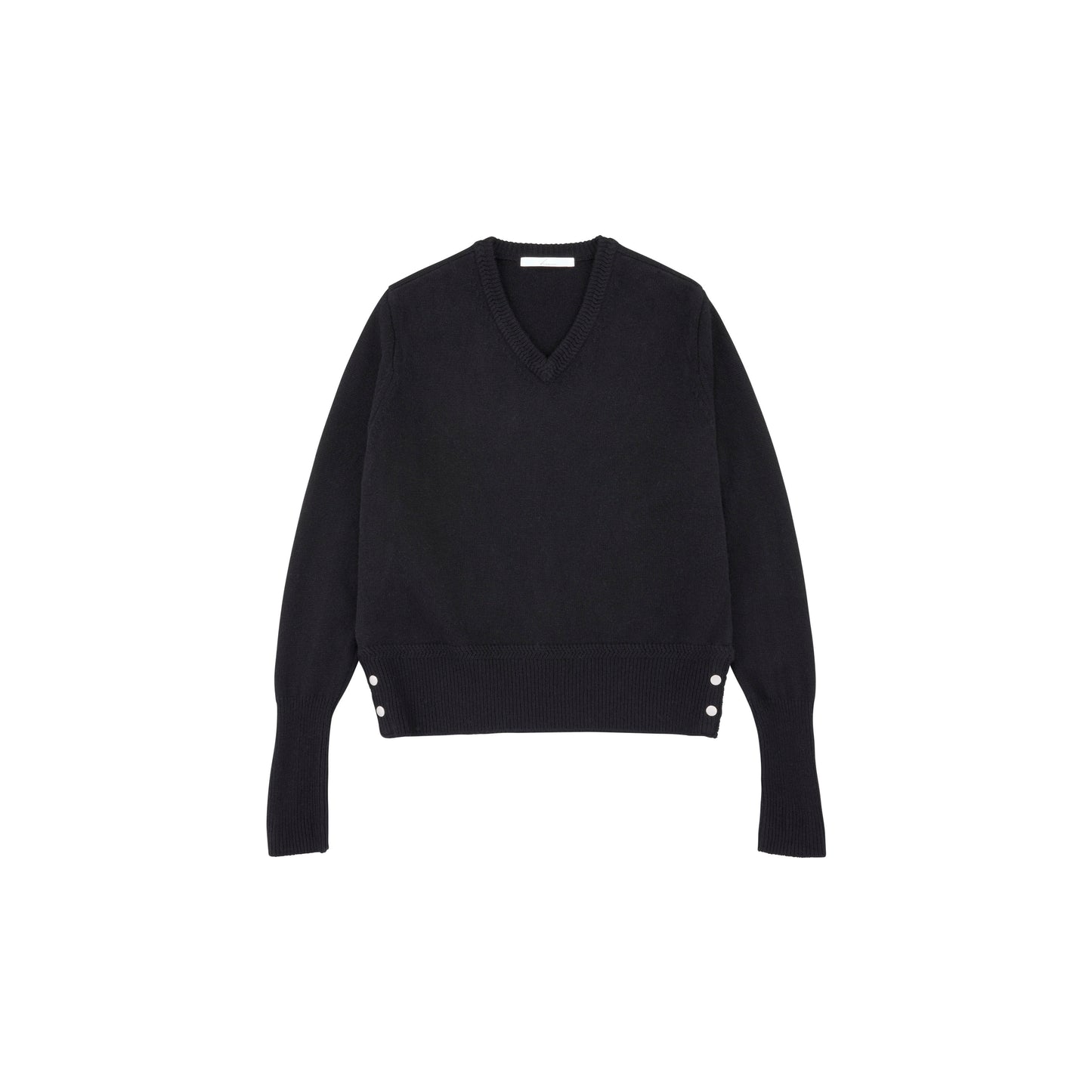 V-neck Sweater Black 002
